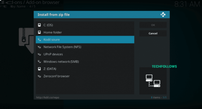 Select Repo Name to get Playlist Loader Kodi Addon