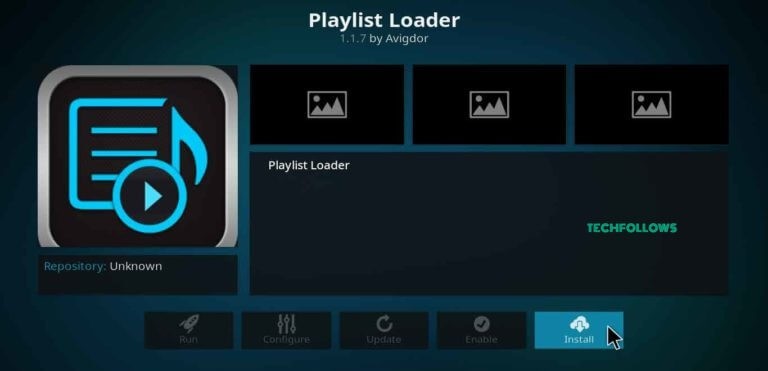 tap install to get Playlist Loader Kodi Addon
