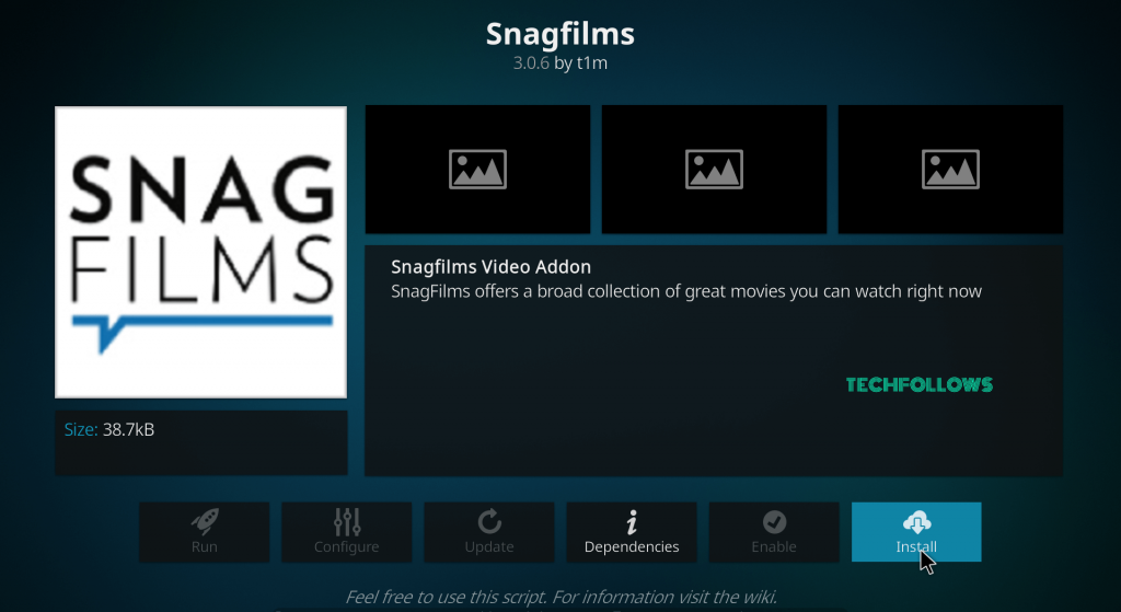 SnagFilms Kodi Addon - Alternative for Elementum Kodi Addon