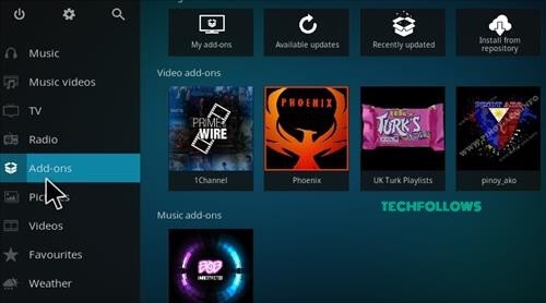 The Music Source Kodi Addon