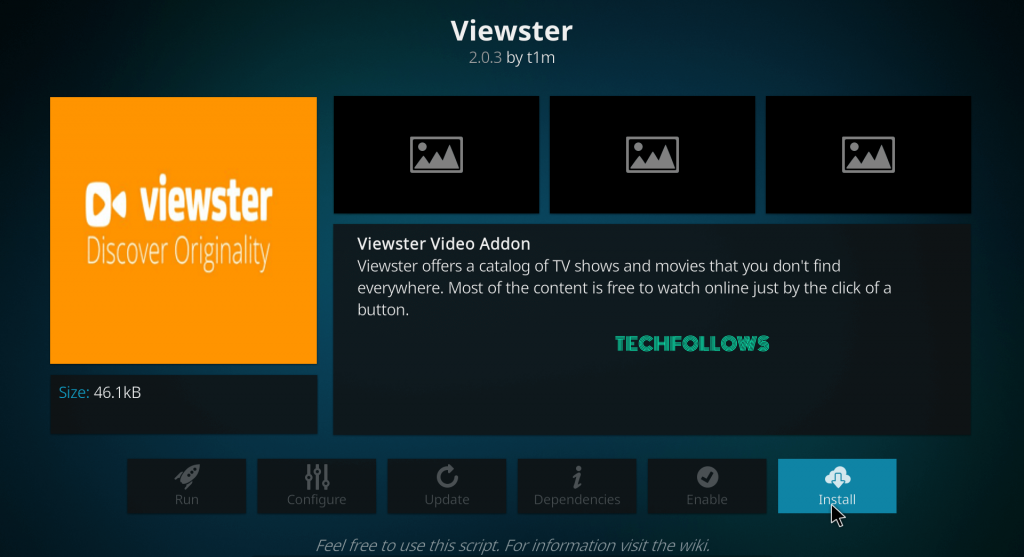 Viewster Kodi Addon