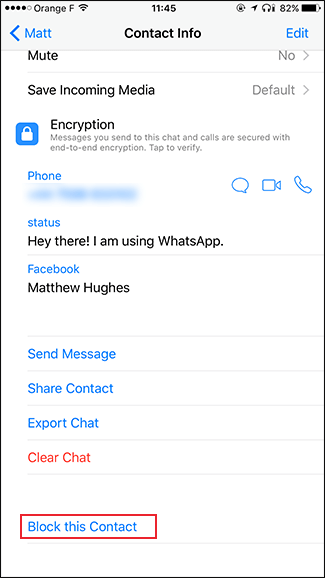 How to Block Someone on Whatsapp
