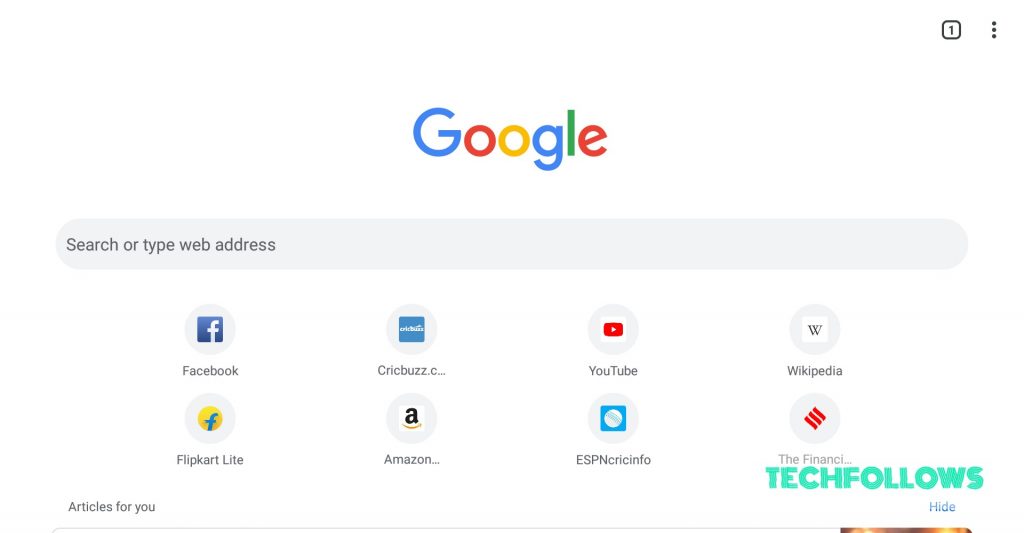 Google Chrome on Firestick