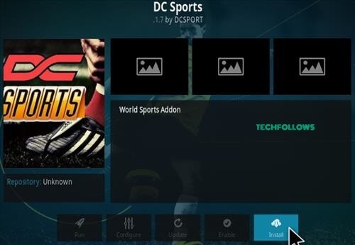 DC Sports Kodi Addon