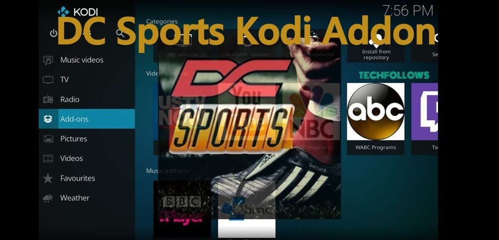 DC Sports Kodi Addon