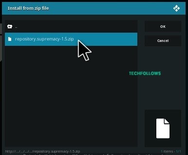Tap repository Zip File repository.supremacy