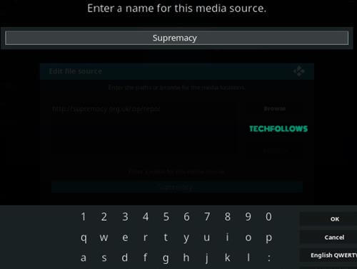 Enter Repo Name to get the repo on kodi