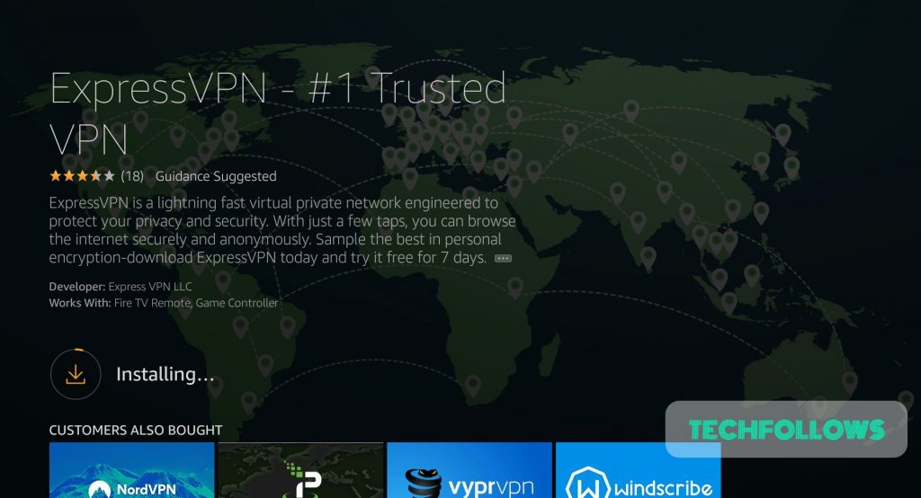 Install ExpressVPN on Firestick