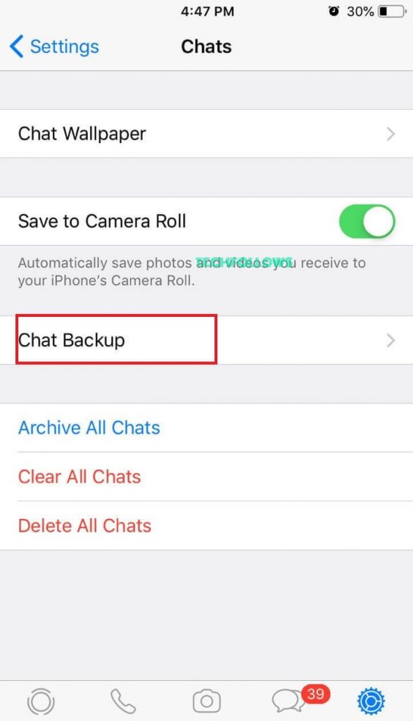 How to Backup Whatsapp