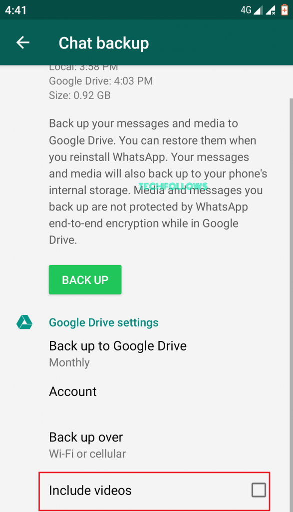How to Backup Whatsapp