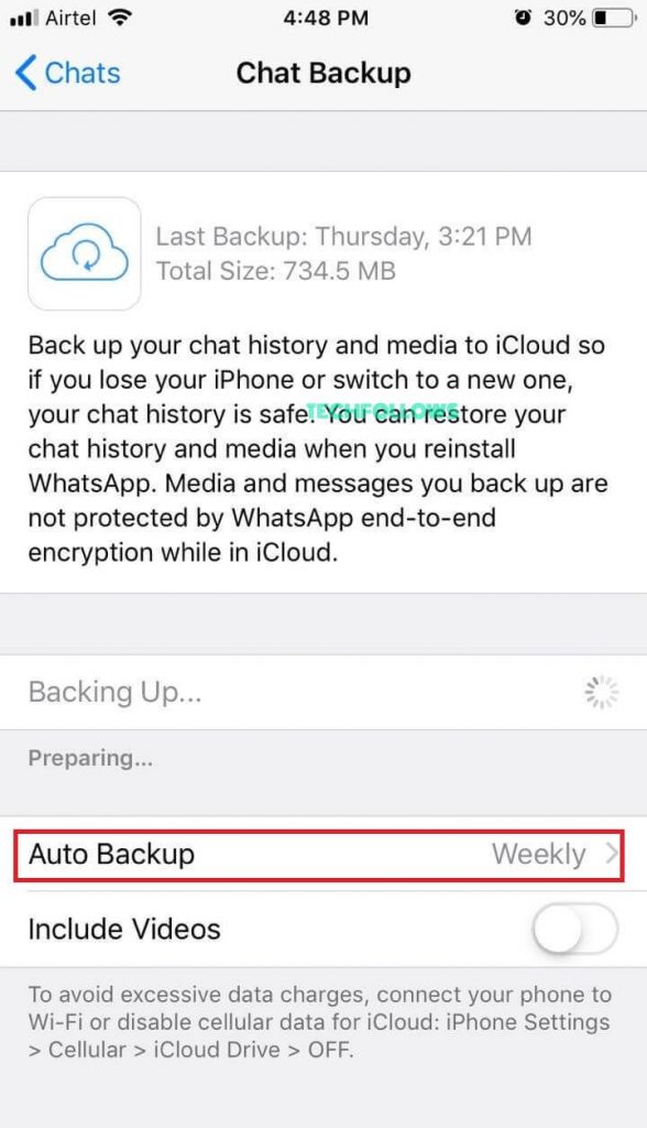 How to Backup Whatsapp