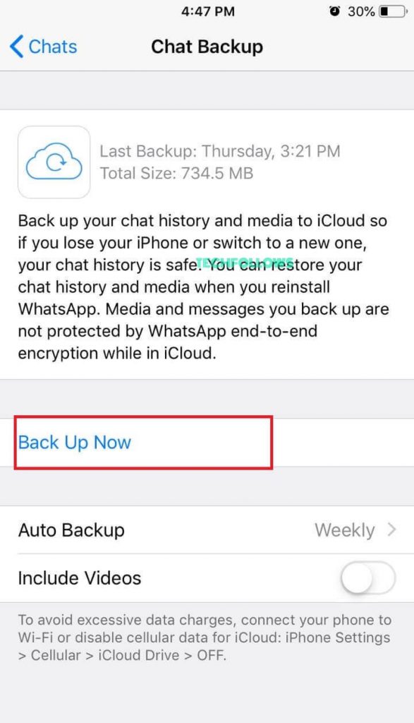 How to Backup Whatsapp