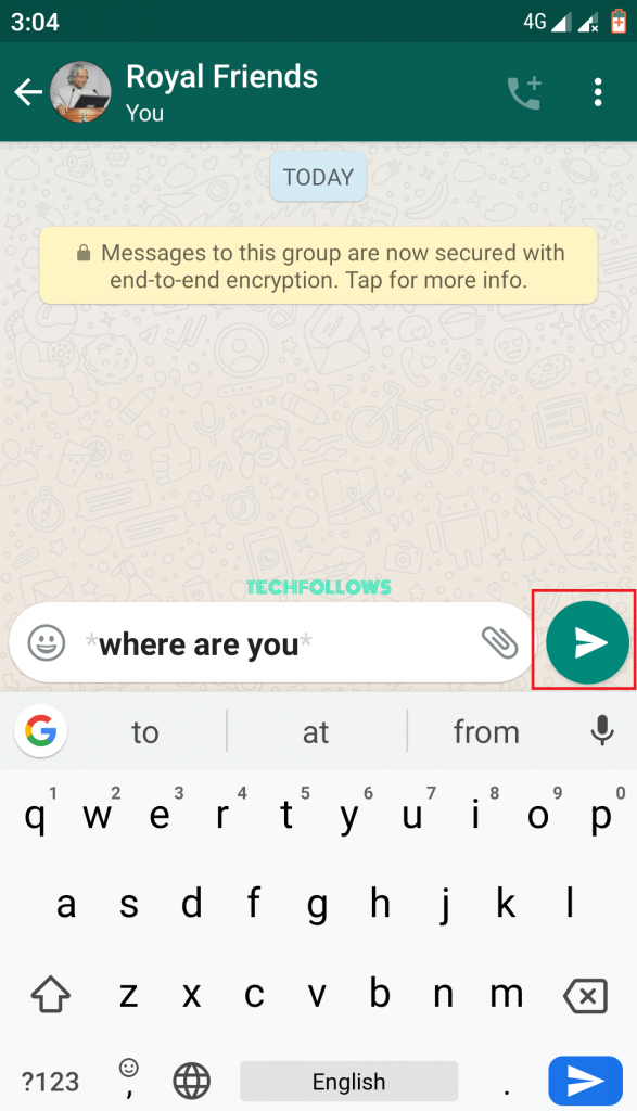 How to Bold in Whatsapp