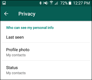 How to Hide Whatsapp Status