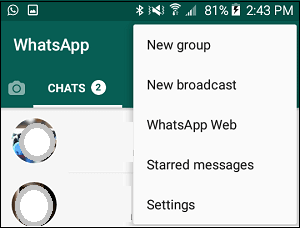 How to Hide Whatsapp Status