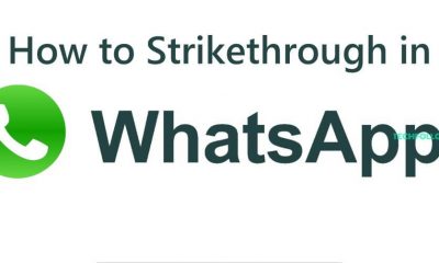 How to Strikethrough in Whatsapp