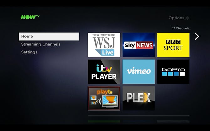 IPTV on Now TV Box