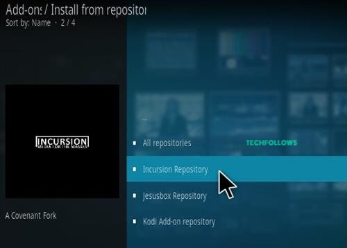  Incursion Kodi Addon