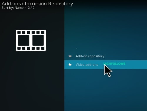  Incursion Kodi Addon