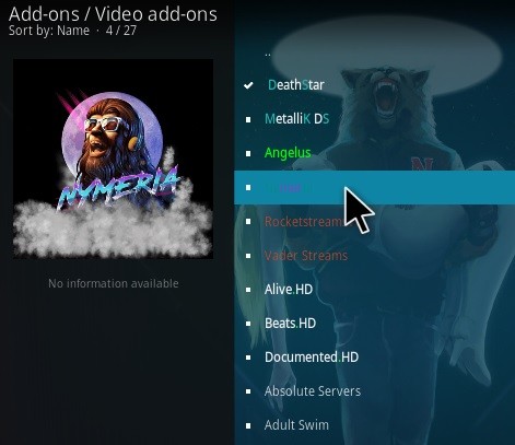 Nymeria Kodi Addon