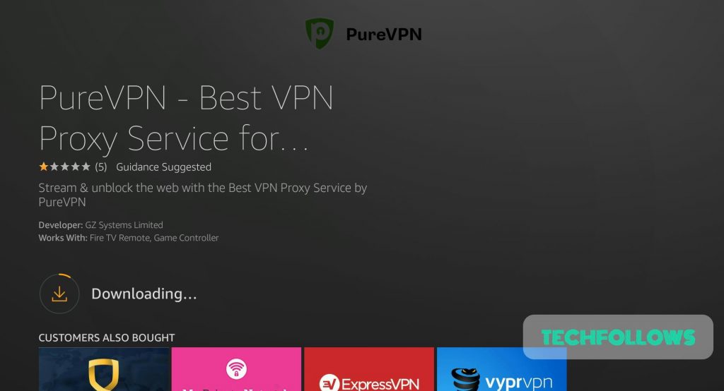 PureVPN for Firestick