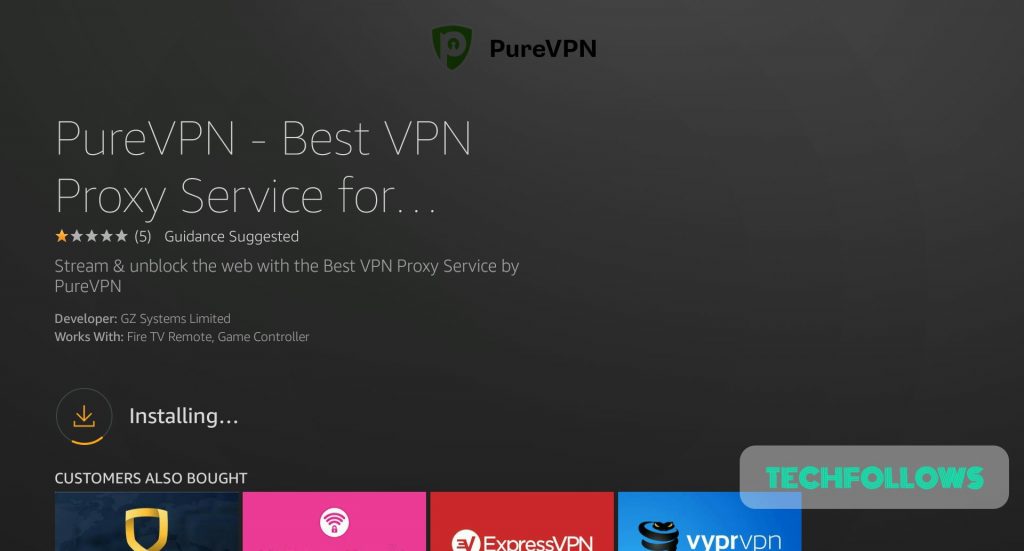 PureVPN for Firestick