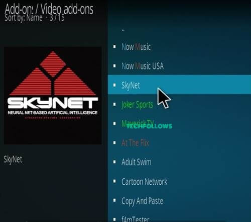 Skynet Kodi Addon