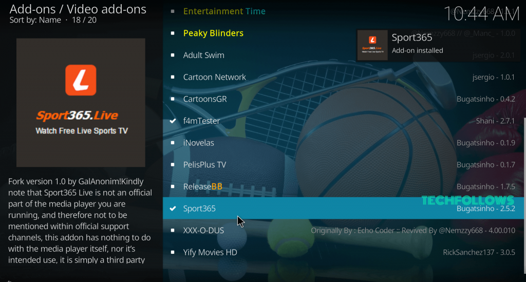 How to Install Sport365 Live Kodi Addon - 22