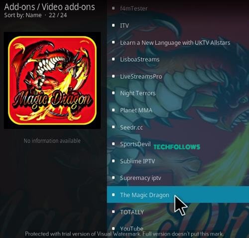 The Magic Dragon Kodi Addon