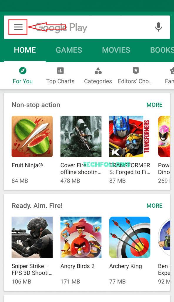 Update Google Play Store from Play Store Settings