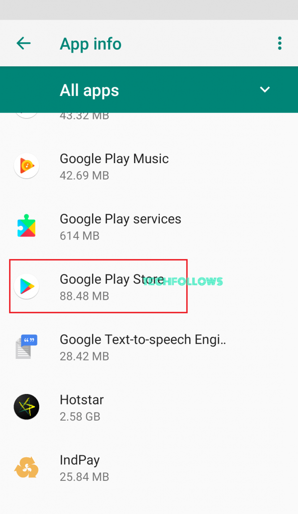 Update Google Play Store by Clearing Play Store Data