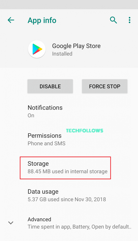 Update Google Play Store by Clearing Play Store Data