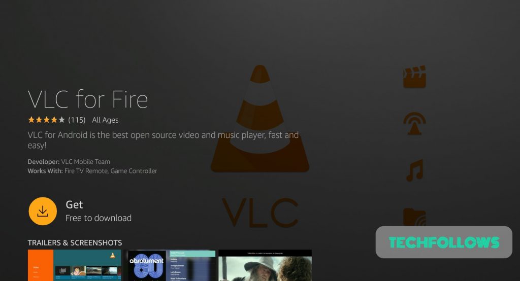 VLC Installation page