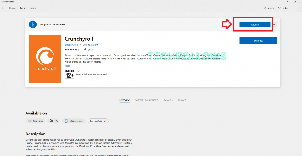 Crunchyroll - Microsoft Apps