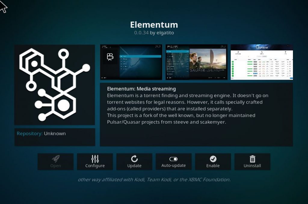 Elementum Kodi Addon