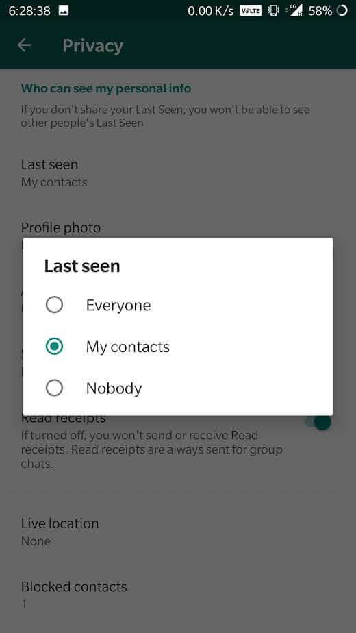 How to Hide Whatsapp Last Seen on Android