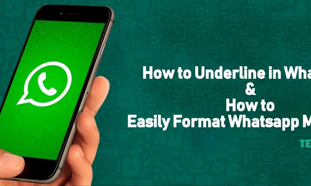 How to Underline in Whatsapp
