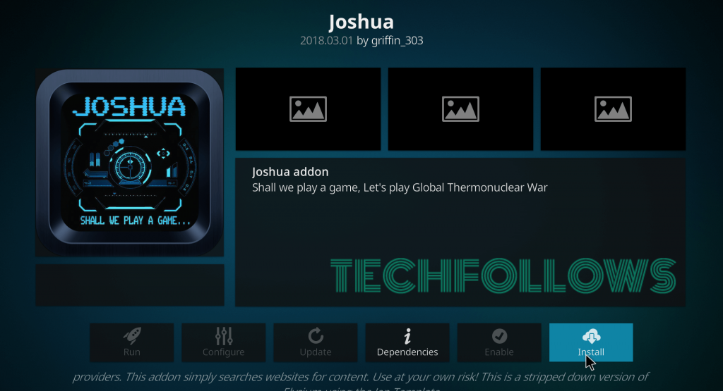 Joshua Kodi Addon