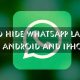 How to Hide Whatsapp Last Seen