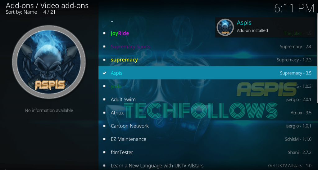 Aspis Kodi Addon