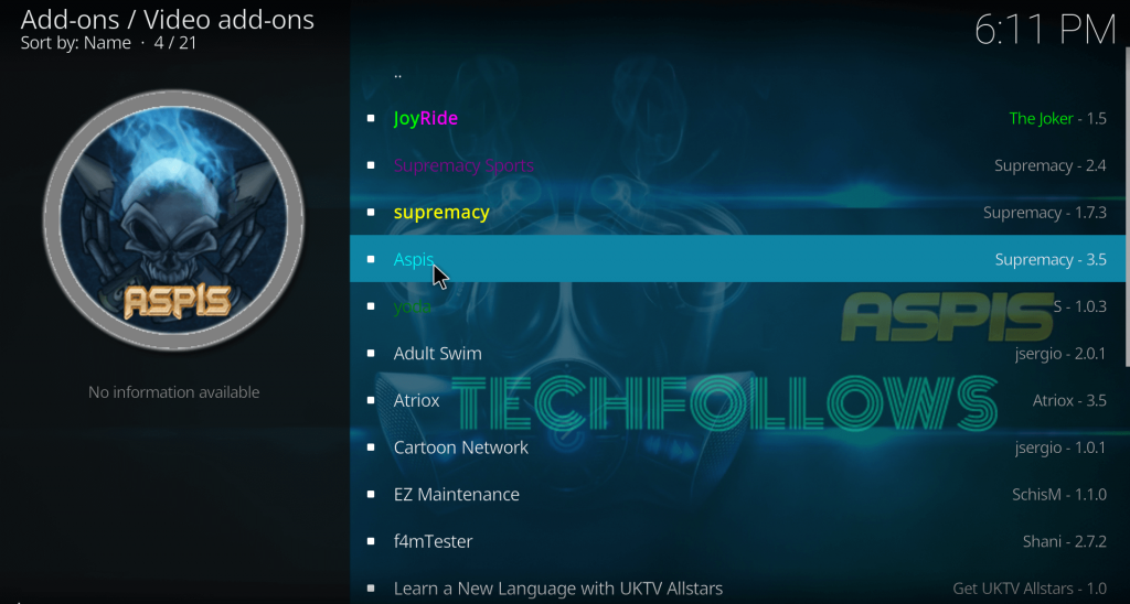 Aspis Kodi Addon