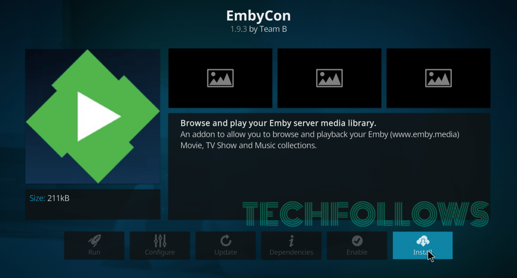 Emby for Kodi   How to install Emby Kodi Addon - 48