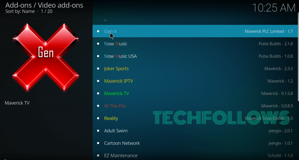 Gen-X Kodi Addon