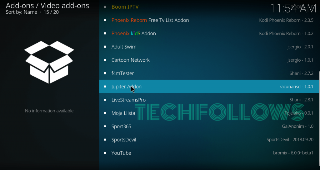 How to install Jupiter Kodi Addon  Updated - 30