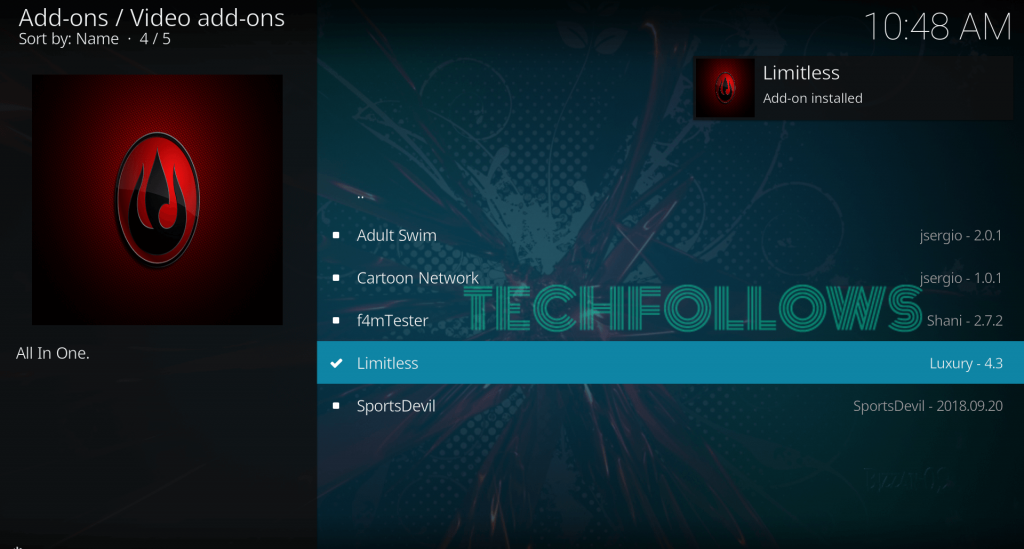 Limitless Kodi Addon