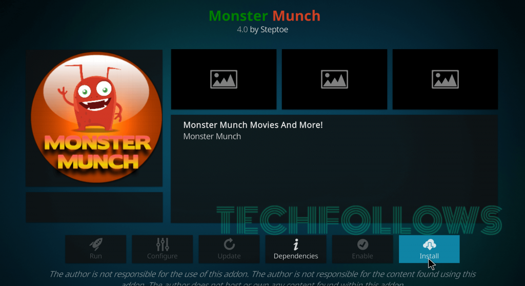 Monster Munch Kodi Addon