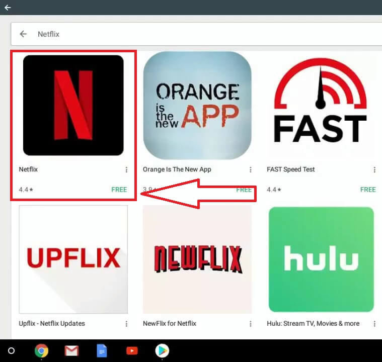 Netflix on Chromebook