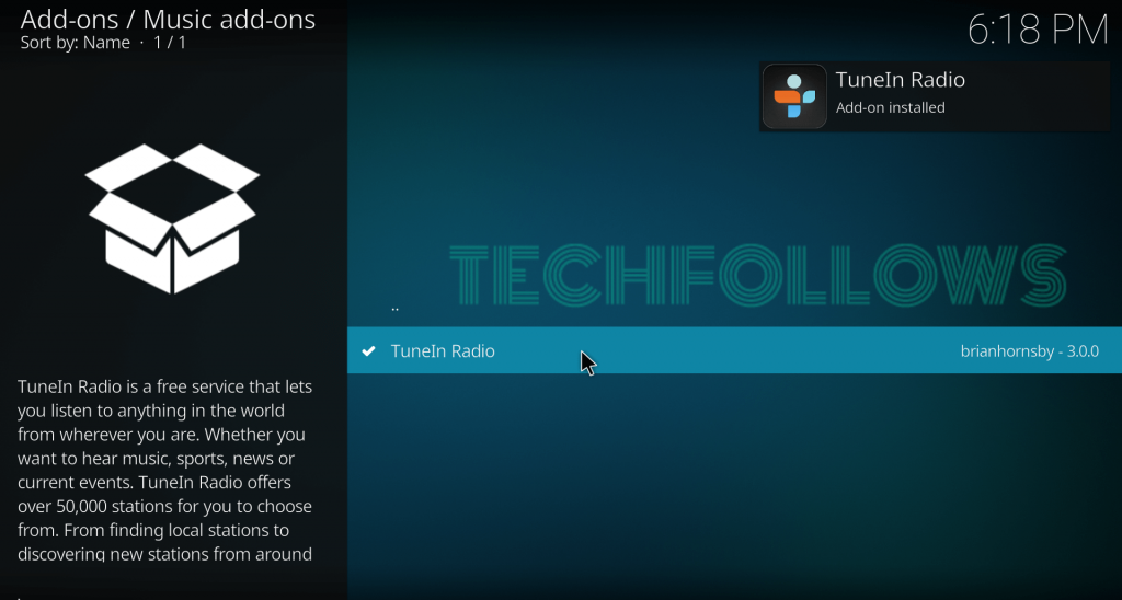 TuneIn Radio Kodi Addon   Installation Guide with Pictures - 81
