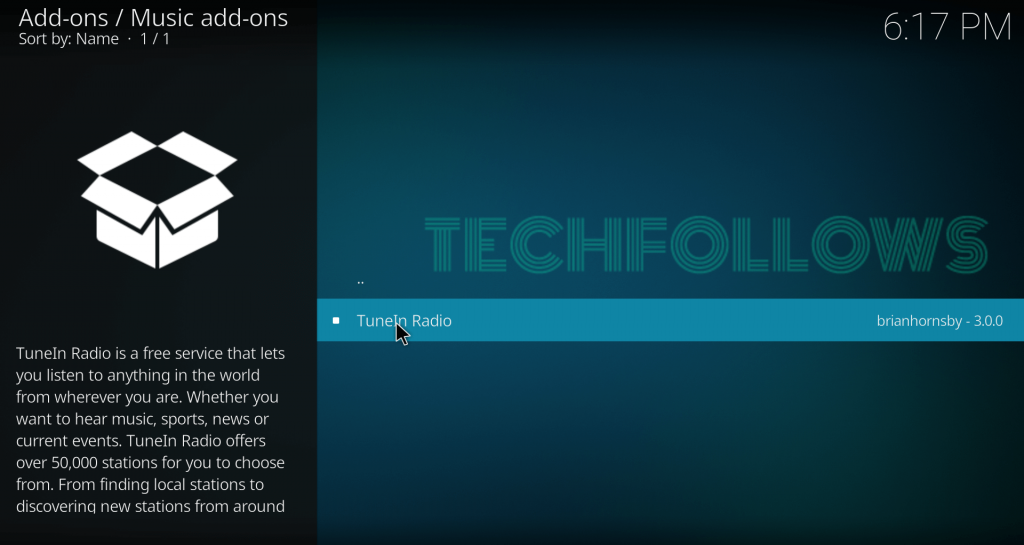 TuneIn Radio Kodi Addon   Installation Guide with Pictures - 39