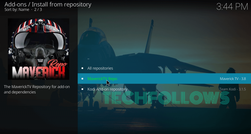 Select MaverickTV Repo